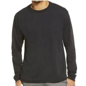 NEW Cotton Citizen Men's Waffle Long Sleeve Washed Black XXL